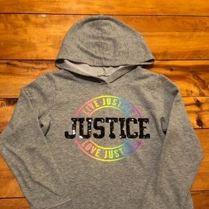 Girls JUSTICE Hooded Sweatshirt